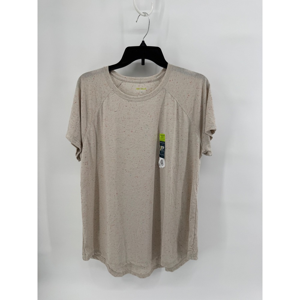 Workout Women's Essential Gear XL Short Sleeve Crew Neck Confetti Fleck Tee Tank